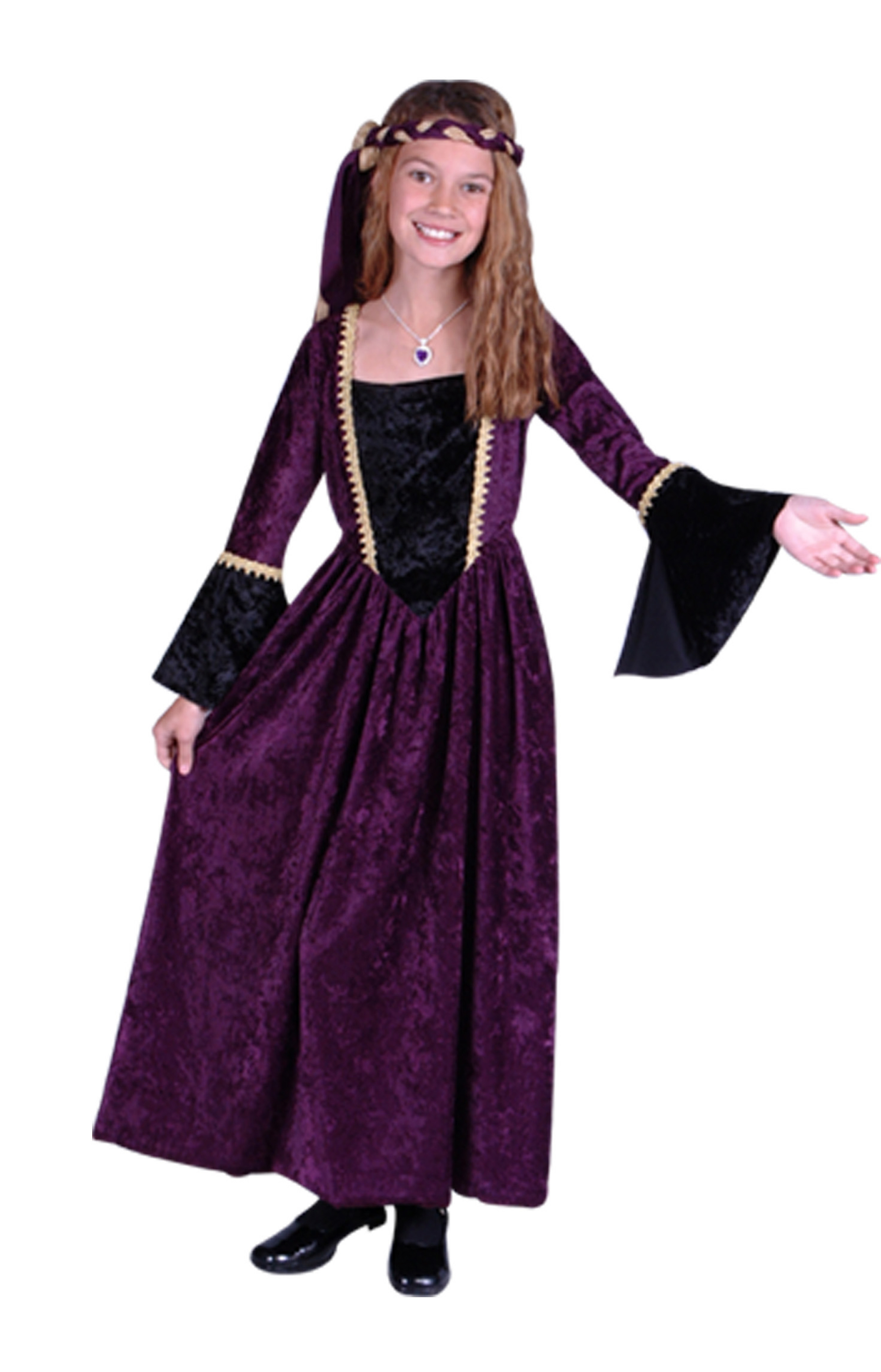 Renaissance Girl (Burgundy) Costume Girls – Underdog Ventures